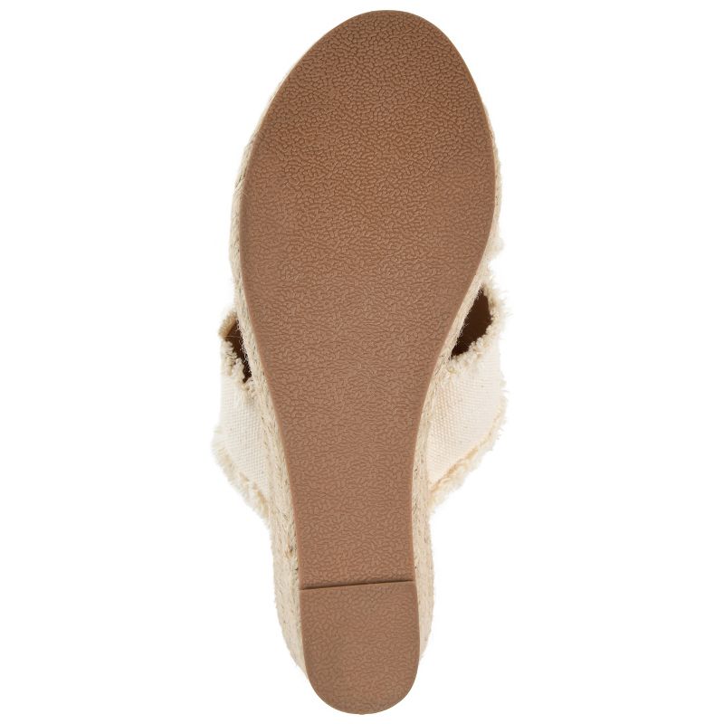 Journee Collection Womens Shanni Tru Comfort Foam Wedge Heel Espadrille Sandals, 6 of 11