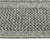 LunaLulinlk Charcoal Modern Geometric Textured High-Low Cut & Loop 2' x 3' Rectangle Throw Rug - 2 of 4