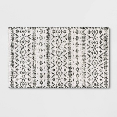 Minimalist Modern Floral Block Power-loomed Living Room Bedroom Entryway  Indoor Area Rug Or Runner By Blue Nile Mills : Target