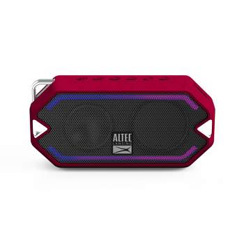 Altec Lansing HydraMini Waterproof Bluetooth Speaker - Torch Red