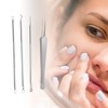 Unique Bargains Teardrop Pimple Extractor Kit Silver Tone 1 Set - 4 of 4