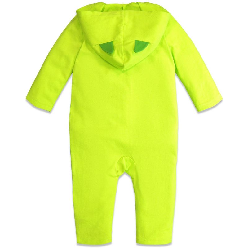 Disney Pixar Monsters Inc. Mike Baby Zip Up Cosplay Coverall Newborn to Infant , 4 of 8