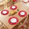 REGALWOVEN Farmhouse Placemats Set of 6 Woven Placemats Washable Kitchen Table Mat for Dining Table Decor and Holiday Party - 3 of 4