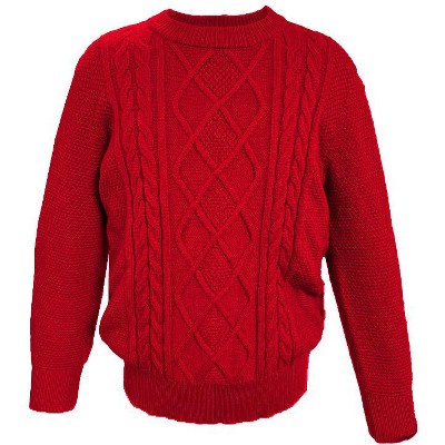 Boy Sweater Pullover Cable Knit Long Sleeve Turtleneck Chunky Warm Sweater