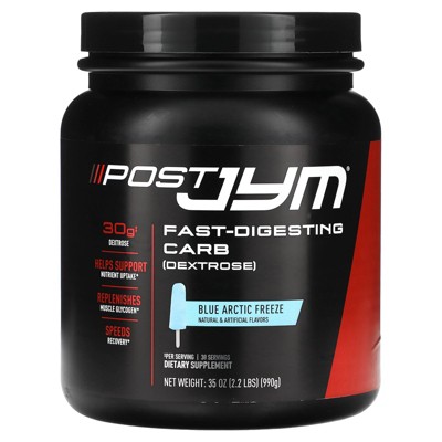 JYM Supplement Science Post JYM, Fast-Digesting Carb, Blue Artic Freeze, 2.2 lbs (990 g)