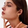 Gold Silver Bow Stud Earrings for Women Holiday Bow Jewelry Simple Earrings - 2 of 4