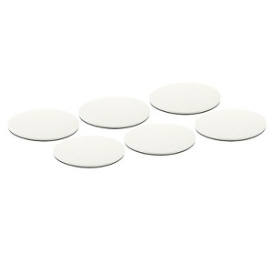 Unique Bargains Diamaceous Round Instant Dry Indoors Plant Saucer 4 Inch White - 1 of 4