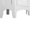 Slone Corner 1 Door Shuttered Floor Cabinet - Elegant Home Fashions - image 4 of 4