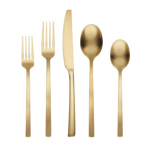 Cambridge Gold Satin Flatware Service for buy 8 $200 New!