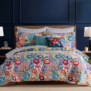 Garden Quilted Throw - Levtex Home - 1 of 4