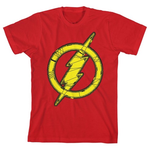 The Flash Logo Youth Boys Red T shirt Target