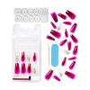 KISS Jelly Fantasy Translucent Sculpted Nails - Jelly Dream - 28ct - 2 of 4