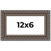 PosterPalooza | Panoramic Ornate Black Picture Frame - UV Acrylic, Foam Board Backing, Hanging Hardware - 2 of 4