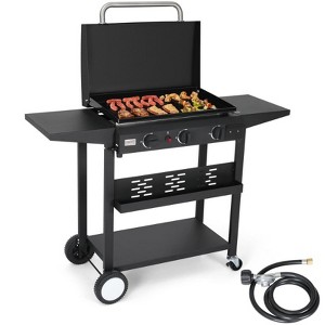 WARMOUNTS 23" Portable Gas Griddle BBQ Grill Perfect for Outdoor Gathering - 1 of 4