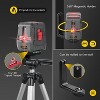 ZACHVO Self-Leveling Laser Level, Red Cross Line with 360° Rotation, Waterproof with Magnetic Stand, for Wall Hanging & Outdoor Use - 2 of 4