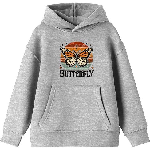 Butterfly Youth Long Sleeve Hoodie - image 1 of 2