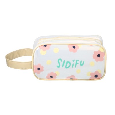 Unique Bargains Durable Cosmetic Bag Pink 1 Pc