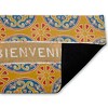 Stupell Industries Valencia Pattern Bienvenidos Printed Outdoor Door Mat, design by Tim Coffey, 18"x30" - 2 of 4