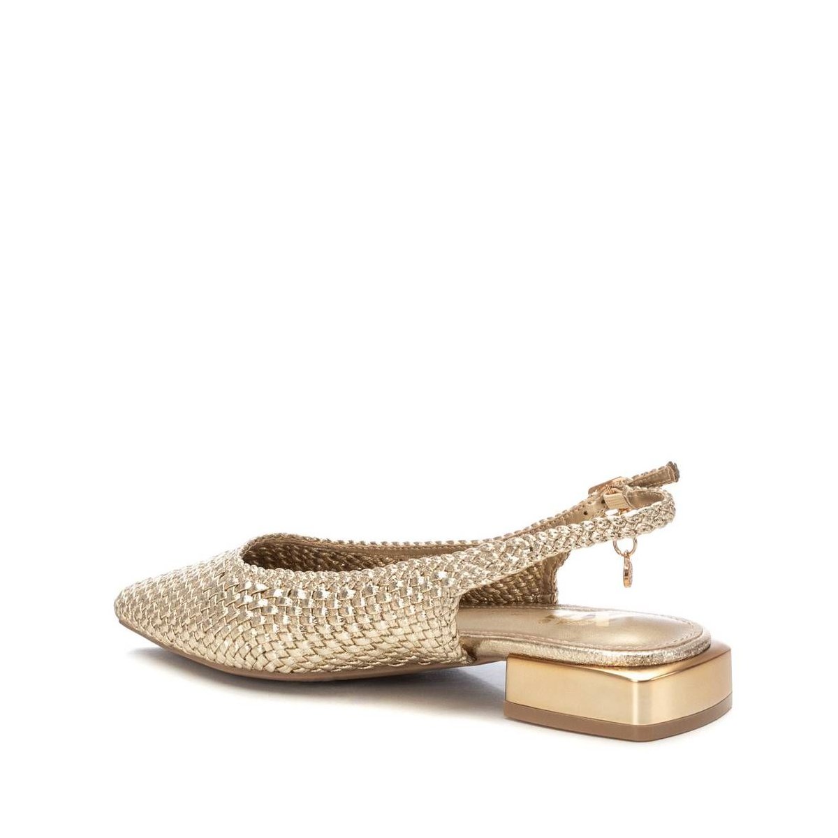 Обувь Carmela XTI Women's Braided Slingback Flats 143794 Gold 6 — фото 4