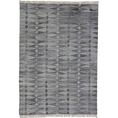 Beckett Transitional Moroccan Gray/Silver/Ivory Area Rug