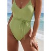 VENUS Womens Strappy Tulum High Leg One-Piece - 4 of 4