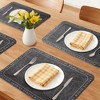 REGALWOVEN Placemats Set of 6 Leather Placemats for Kitchen Dining Table Decor  Placemats - 2 of 4