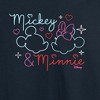 Men's - Disney - Mickey & Minnie Long Sleeve Graphic T-Shirt - 2 of 4