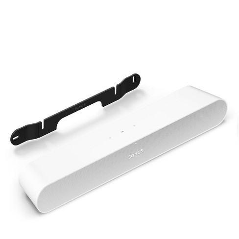 Sonos Compact Sound Bar For Tv, And With Wall Mount (white) :