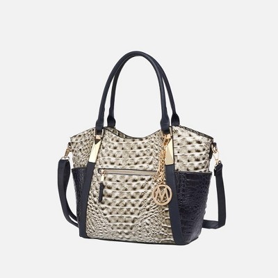 MKF Collection Janise Women's Croc Embossed Tote Bag by Mia K