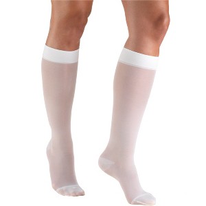 Truform Sheer Compression Stockings, 15-20 mmHg, Women's Knee High Length, 20 Denier - 1 of 4