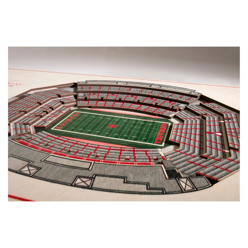 NCAA Nebraska Cornhuskers 5-Layer StadiumViews 3D Wall Art, 2 of 5
