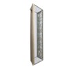 CAVINAS Square Wall Mirrors with Metal Frame,Wall-Mounted Mirror with Floral Accents,Decorative Mirror for Bathroom,Living Room - 3 of 4