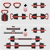 3-In-1 Octagonal Adjustable Dumbbell Set,66/88LBSFree Weight Dumbbell with Anti-Slip Handle, Versatile Dumbbells Set of 2 with Connector,for Home Gym - 2 of 4