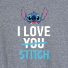 Women's - Lilo and Stitch - I Love Stitch Graphic Racerback Tank - 2 of 4