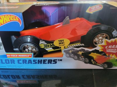 Hot Wheels Color Crashers Cyber Speeder Motorized Toy Vehicle