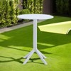 Gulches White 3 piece plastic arm chair Bistro GRS Premium Ocean Plastic - 2 of 4