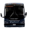 Prevost X3-45 Coach Bus "Greyhound Enabled by FlixBus" Blue Metallic Limited Ed 1/87 (HO) Scale Diecast Model by Iconic Replicas - 4 of 4