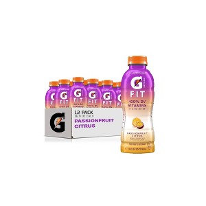 Gatorade Fit Electrolyte Beverage, Passionfruit Citrus - 16.9 Fl Oz Bottle (Pack of 12) - 1 of 3