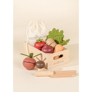Coco Village - Wooden Vegetables Playset - 1 of 4