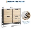 GustoWave Shoe Cabinet Storage for Entryway, Narrow Shoe Organizers with 4 Flip Drawers, Large Shoe Rack with 3-Tier Adjustable Shelves - 2 of 4