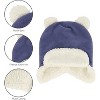 Rising Star Baby Girls & Boys Trapper Hat and Mitten set, Winter set for Infants Ages 0-24 Months - 3 of 4