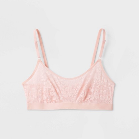 Women's Lace Bralette - Auden™ Baby Pink XS