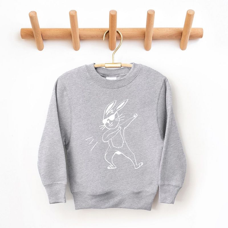 The Juniper Shop Dabbing Bunny Youth Graphic Sweatshirt, 1 of 2