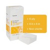 McKesson 94442000 NonWoven Sponge McKesson Polyester / Rayon 4-Ply 4 X 4 Inch Square NonSterile (Box of 200) - 4 of 4