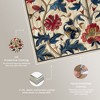 Art Remedy Ivory Floral Embroidery Chic Farmhouse Wall Art Framed - 4 of 4
