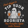 Womens Funny T Shirts Dont Forget To Tip Your Boorista Sarcastic Halloween Graphic Novelty Coffee Tee For Ladies - Crazy Dog Women's T Shirt For - 2 of 4