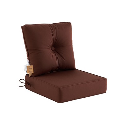 ARTPLAN Deep Seat Pillow and High Back Chair Cushions Outdoor Water Repellent Replacement Patio Seating Cushions
