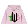 Wicked: Part 1 Glinda and Elphaba Green and Pink Adult Cradle Pink Long Sleeve Hoodie - 2 of 3
