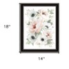 HomeRoots Peony Floral Block Black Framed Print Wall Art - 3 of 4