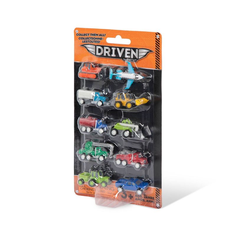 DRIVEN by Battat &#8211; Mini Toy Trucks and Airplane &#8211; Pocket Fleet Multipack - 10 pc, 3 of 11
